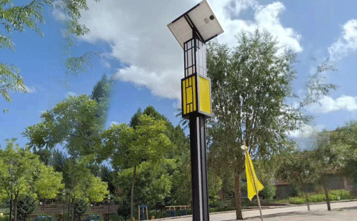 麦积智慧路灯安装